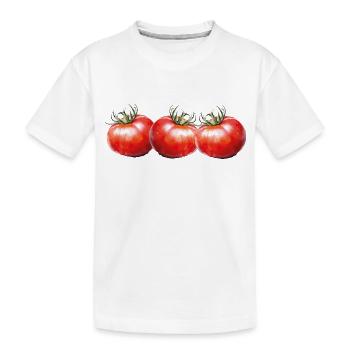 Tomates 3 - T-shirt bio Premium Enfant - blanc - Devant