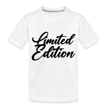 limited edition - Kinder Premium Bio T-Shirt - Weiß - Vorne