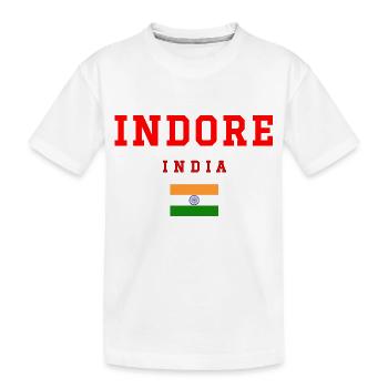 Indore, Inde - T-shirt bio Premium Enfant - blanc - Devant