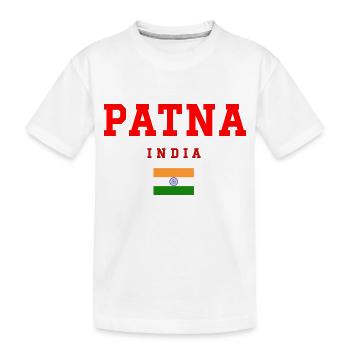 Patna Indien - Kinder Premium Bio T-Shirt - Weiß - Vorne