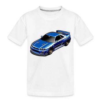 Jdm / Tuning / Turbocompresseur / Jantes / Chiptuning - T-shirt bio Premium Enfant - blanc - Devant