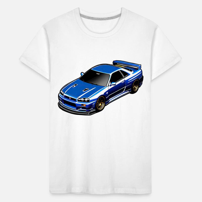 Jdm / Tuning / Turbocompresseur / Jantes / Chiptuning T-shirt bio Premium Enfant