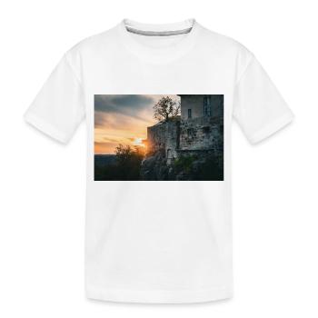 Château de Hohnstein, Suisse saxonne - T-shirt bio Premium Enfant - blanc - Devant