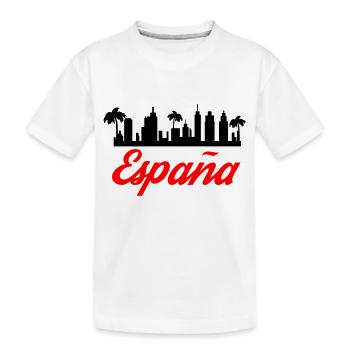 Espana - Kids' Premium Organic T-Shirt - white - Front