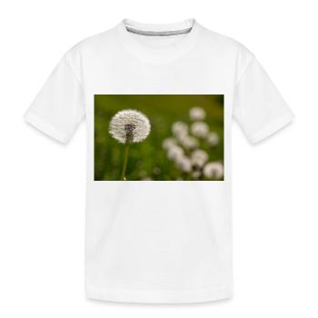 Dandelion - Kids' Premium Organic T-Shirt - white - Front