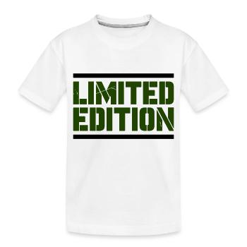 limited edition - Kinder Premium Bio T-Shirt - Weiß - Vorne