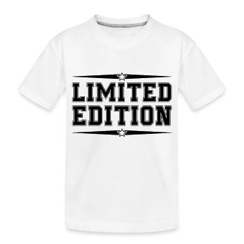 limited edition - Kinder Premium Bio T-Shirt - Weiß - Vorne