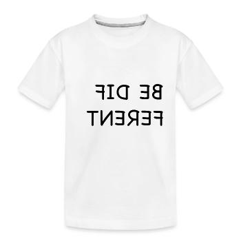 Soyez différent, SOYEZ DIFFÉRENT soyez différent - T-shirt bio Premium Enfant - blanc - Devant