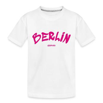 Berlin - Germany - Germany - Brandenburg Gate - Kids' Premium Organic T-Shirt - white - Front