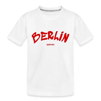Berlin - Germany - Germany - Brandenburg Gate - Kids' Premium Organic T-Shirt - white - Front