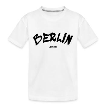 Berlin - Germany - Germany - Brandenburg Gate - Kids' Premium Organic T-Shirt - white - Front