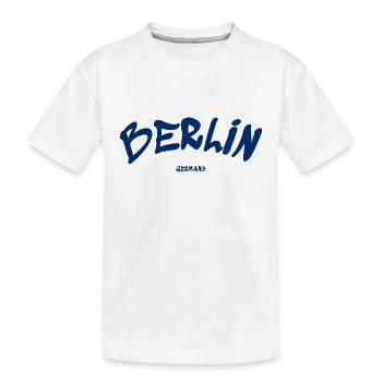Berlin - Allemagne - Allemagne - Porte de Brandebourg - T-shirt bio Premium Enfant - blanc - Devant