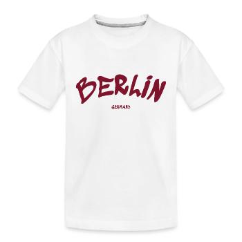 Berlin - Germany - Germany - Brandenburg Gate - Kids' Premium Organic T-Shirt - white - Front