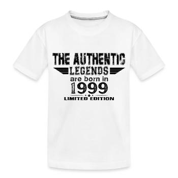 Les légendes sont nées en Vintage - T-shirt bio Premium Enfant - blanc - Devant