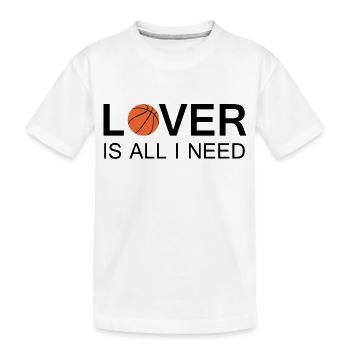 Basket-ball - T-shirt bio Premium Enfant - blanc - Devant
