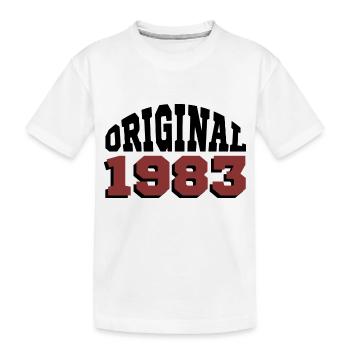 Original 1983 - T-shirt bio Premium Enfant - blanc - Devant
