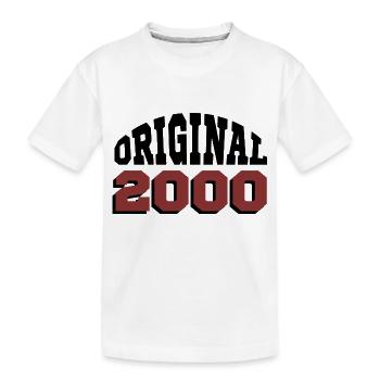 Original 2000 - Kinder Premium Bio T-Shirt - Weiß - Vorne