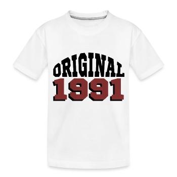 Original 1991 - T-shirt bio Premium Enfant - blanc - Devant
