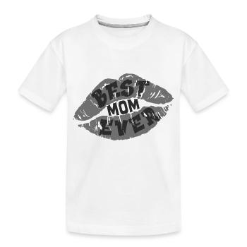 Mom - Kids' Premium Organic T-Shirt - white - Front