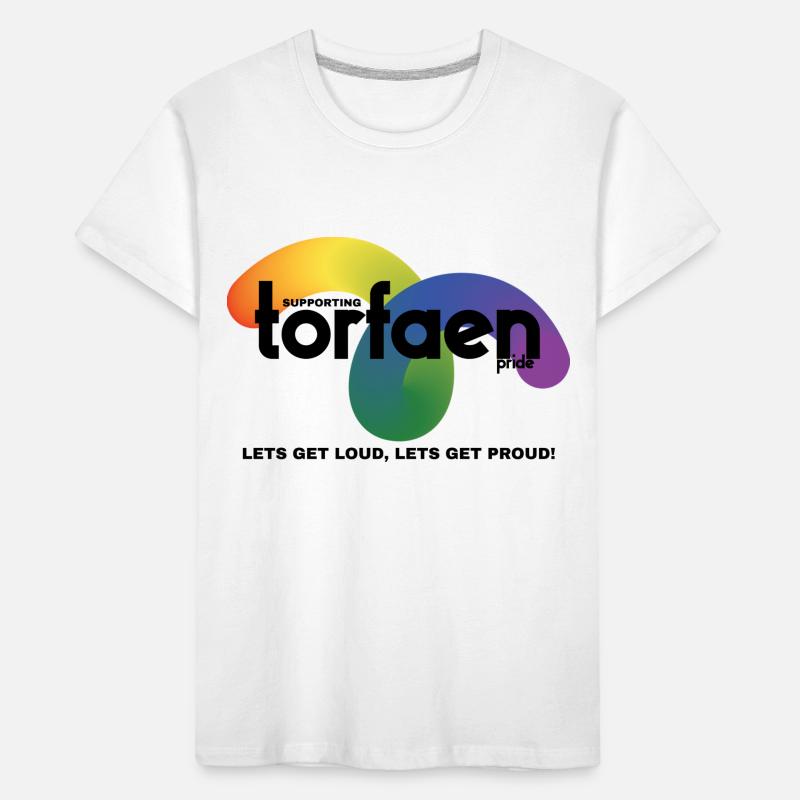 Torfaen Pride Supporters Merchandise Kids' Premium Organic T-Shirt