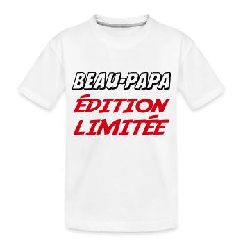 BEAUTIFUL DAD limitierte Auflage - Kinder Premium Bio T-Shirt - Weiß - Vorne