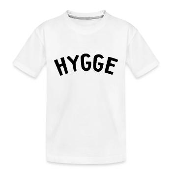 Hygge Scandinavian Lifestyle - Kinder Premium Bio T-Shirt - Weiß - Vorne