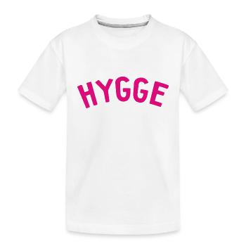 Hygge Scandinavian Lifestyle - Kids' Premium Organic T-Shirt - white - Front