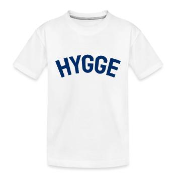 Hygge Scandinavian Lifestyle - Kids' Premium Organic T-Shirt - white - Front
