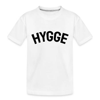 Hygge Scandinavian Lifestyle - Kinder Premium Bio T-Shirt - Weiß - Vorne
