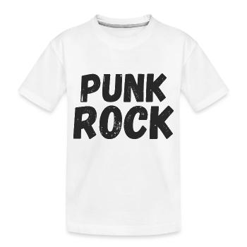 Punk Rock - Kids' Premium Organic T-Shirt - white - Front