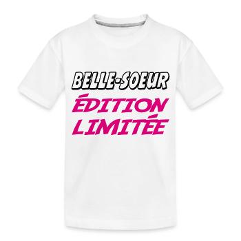BELLE SOEUR édition limitée - T-shirt bio Premium Enfant - blanc - Devant