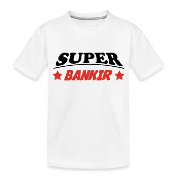 SUPER BANKIR 3888 - Kinder Premium Bio T-Shirt - Weiß - Vorne