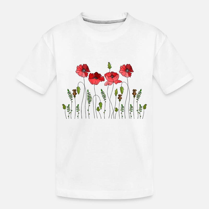 Fleur - T-shirt bio Premium Enfant - blanc