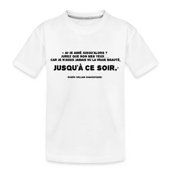 Romeo (The True Beauty) - Kids' Premium Organic T-Shirt - white - Front