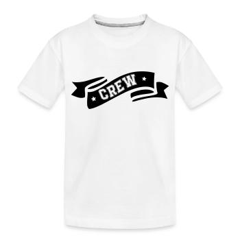 Équipage - T-shirt bio Premium Enfant - blanc - Devant