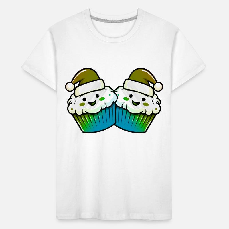 Cuisson du gâteau Muffin Noël T-shirt bio Premium Enfant