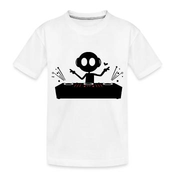Platines DJ Party - T-shirt bio Premium Enfant - blanc - Devant