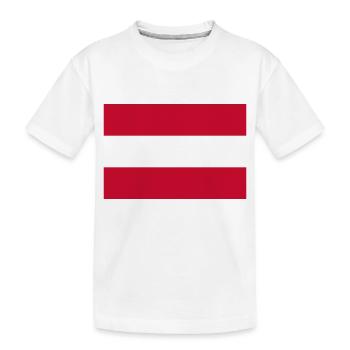 Austria - Kids' Premium Organic T-Shirt - white - Front