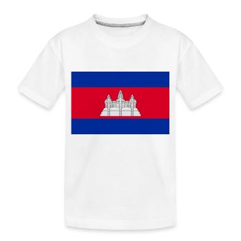 Cambodge - T-shirt bio Premium Enfant - blanc - Devant
