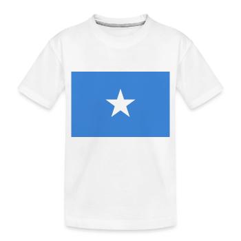 Somalia - Kinder Premium Bio T-Shirt - Weiß - Vorne