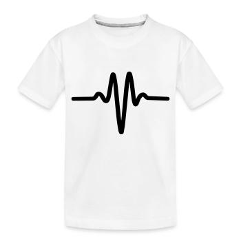 Pouls - T-shirt bio Premium Enfant - blanc - Devant