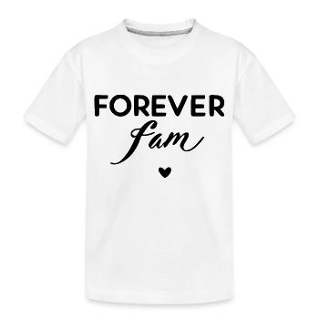 Famille pour toujours - T-shirt bio Premium Enfant - blanc - Devant