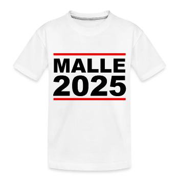 MALLE 2025 - Kids' Premium Organic T-Shirt - white - Front