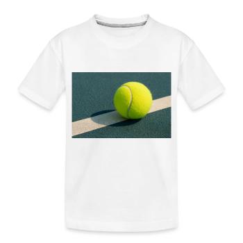 Sport - Balle de tennis - T-shirt bio Premium Enfant - blanc - Devant