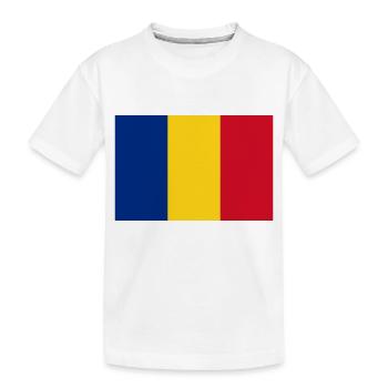 Roumanie, la Roumanie, drapeau, drapeau - T-shirt bio Premium Enfant - blanc - Devant