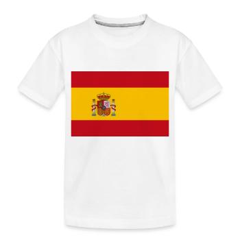 Espagne - T-shirt bio Premium Enfant - blanc - Devant