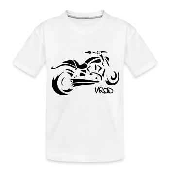 hd vrod - Kinder Premium Bio T-Shirt - Weiß - Vorne