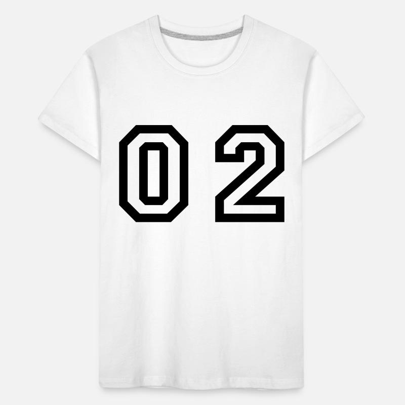 number - 02 - zero two Kids' Premium Organic T-Shirt