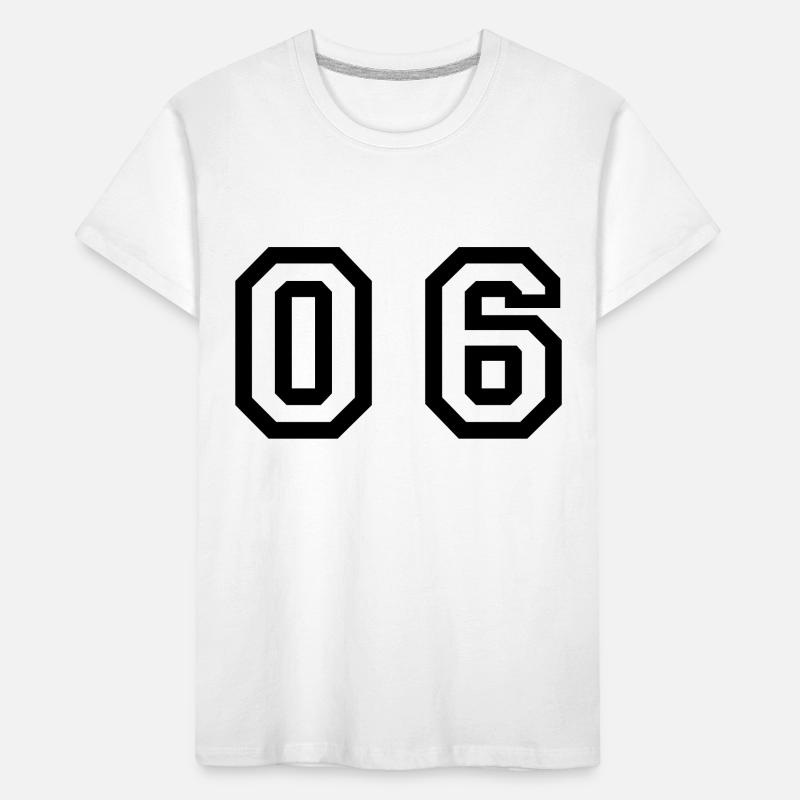 nombre - 06 - zéro six T-shirt bio Premium Enfant