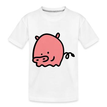 Porcs 2 - T-shirt bio Premium Enfant - blanc - Devant
